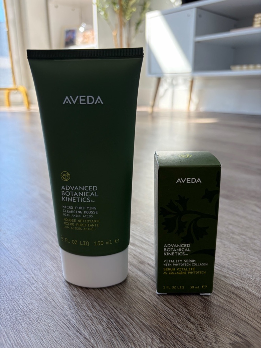 Aveda skincare products